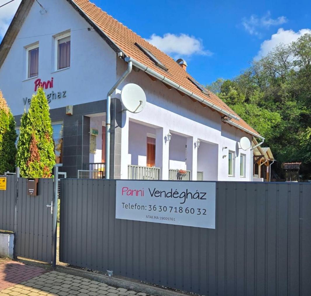 Hotel Panni Vendeghaz Egerszalók Exteriér fotografie